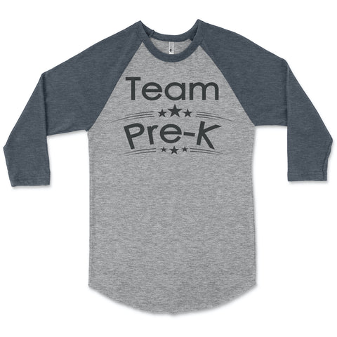 TEAM PRE-K RAGLAN T-SHIRT - CONFERENCE SPECIAL 9 COLORS TO PICK FROM